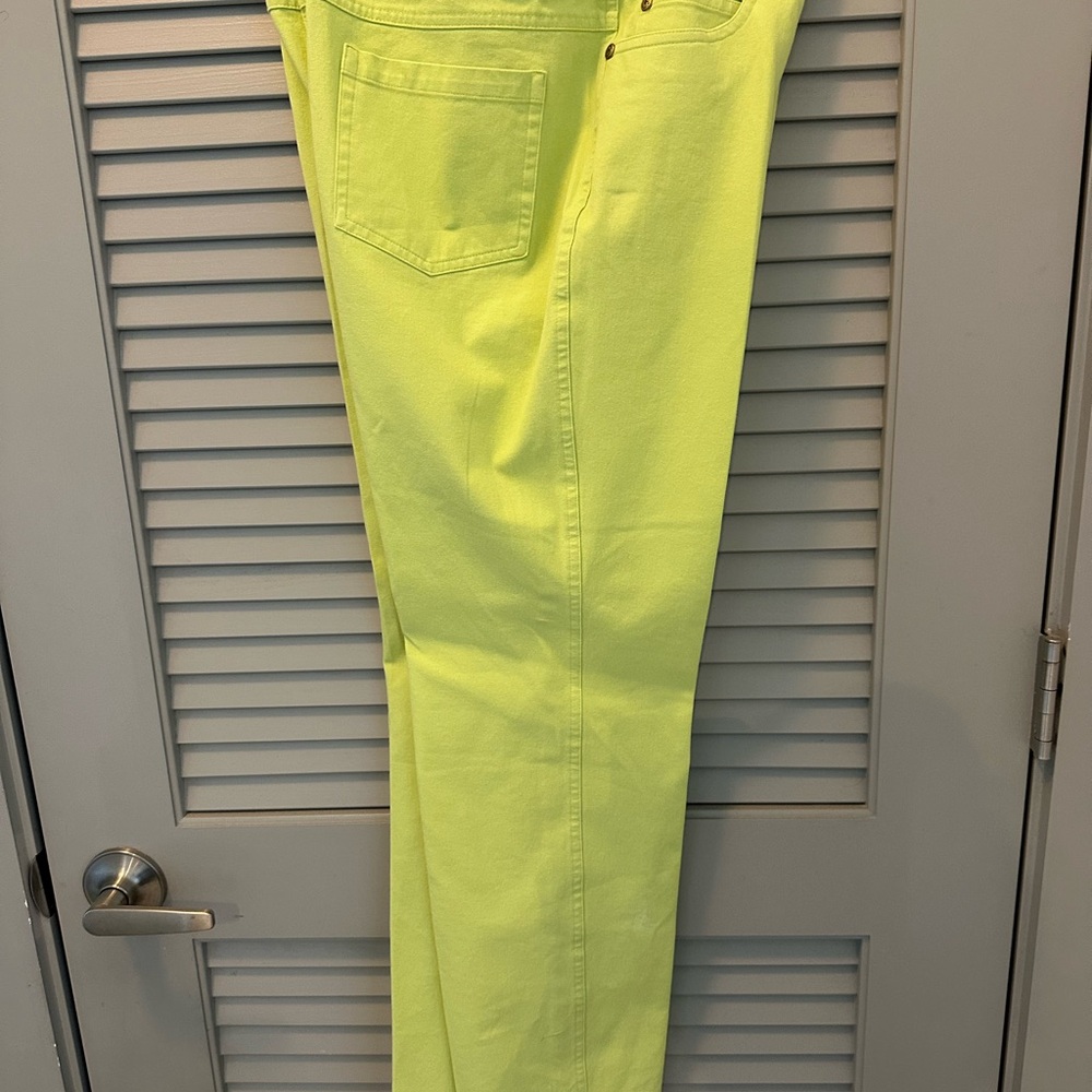 J. McLaughlin Neon Yellow/lime Pants